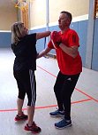 Lehrgang für Selbstverteidigung und Selbstbehauptung für Frauen in der Zweifelderhalle in Bad Frankenhausen (Foto: Peter Keßler) Lehrgang für Selbstverteidigung und Selbstbehauptung für Frauen in der Zweifelderhalle in Bad Frankenhausen (Foto: Peter Keßler)