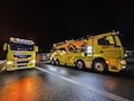 LKW-Unfall auf der A71 (Foto: S.Dietzel)