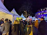 Lichterglanz im Sondersh&auml;user Schlosshof (Foto: Janine Skara)