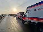 Unfall auf der A38 (Foto: SIlvio Dietzel/Feuerwehr Großwechsungen) Unfall auf der A38 (Foto: SIlvio Dietzel/Feuerwehr Großwechsungen)