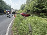 Schwerer Unfall auf der B4 (Foto: S. Dietzel) Schwerer Unfall auf der B4 (Foto: S. Dietzel)