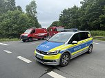 Schwerer Unfall auf der B4 (Foto: S. Dietzel) Schwerer Unfall auf der B4 (Foto: S. Dietzel)
