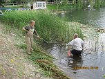 Arbeitseinsatz im Schwimmbad (Foto: Stadt Heldrungen) Arbeitseinsatz im Schwimmbad (Foto: Stadt Heldrungen)