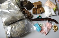 Bild: Beschlagnahmte Drogen