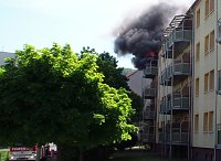 Bild: Brand in der Borntalstra&szlig;e (2)