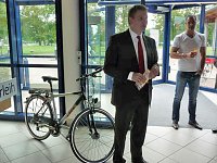 Fahrradverleih eröffnet Bild: Fahrradverleih eröffnet