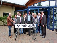 Fahrradverleih eröffnet Bild: Fahrradverleih eröffnet