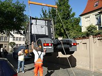 Fliegender Brummi Bild: Fliegender Brummi