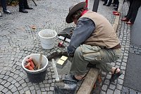 Bild: Stolpersteine in Sondershausen verlegt