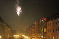 Bild: Feuerwerk &uuml;ber Sondershausen