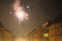 Bild: Feuerwerk &uuml;ber Sondershausen