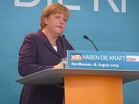 Besuch von Angela Merkel in Nordhausen Bild: Besuch von Angela Merkel in Nordhausen
