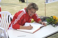 Steffi Nerius auf dem Göldner Bild: Steffi Nerius auf dem Göldner
