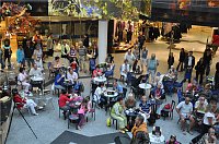 Bild: Modeschau in der Galerie