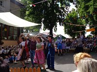 Auf dem Bauernhof war zum 25. Straßenfest etwas los Bild: Auf dem Bauernhof war zum 25. Straßenfest etwas los