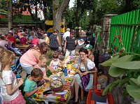 Auf dem Bauernhof war zum 25. Straßenfest etwas los Bild: Auf dem Bauernhof war zum 25. Straßenfest etwas los