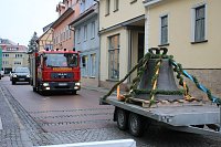 Die erste Glocke für Trinitatiskirche in der Stadt Bild: Die erste Glocke für Trinitatiskirche in der Stadt