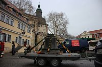 Die erste Glocke für Trinitatiskirche in der Stadt Bild: Die erste Glocke für Trinitatiskirche in der Stadt