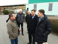 Ost- und Mittelstandsbeauftragter bei Firmenbesuch Bild: Ost- und Mittelstandsbeauftragter bei Firmenbesuch