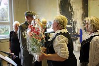 Dem Meister ein Ständchen gebracht Bild: Dem Meister ein Ständchen gebracht