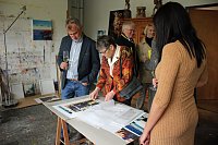 Dem Meister ein Ständchen gebracht Bild: Dem Meister ein Ständchen gebracht
