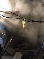 Bild: Gartenlaubenbrand in Ro&szlig;leben