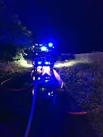 Bild: Gartenlaubenbrand in Ro&szlig;leben