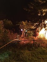 Bild: Gartenlaubenbrand in Ro&szlig;leben
