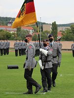 Bild: Soldatinnen und Soldaten vereidigt