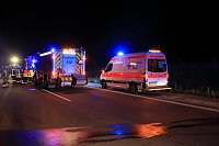 Bild: Schwerer Unfall auf der A 38