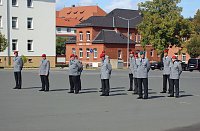 Bild: Verabschiedungsappell am Bundeswehrstandort Sondershausen