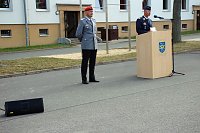 Bild: Verabschiedungsappell am Bundeswehrstandort Sondershausen