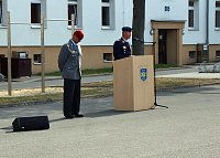 Bild: Verabschiedungsappell am Bundeswehrstandort Sondershausen