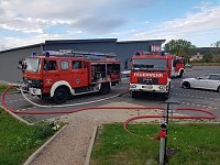 Bild: Brandeinsatz in Ro&szlig;leben