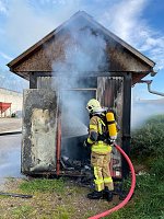 Bild: Brandeinsatz in Ro&szlig;leben
