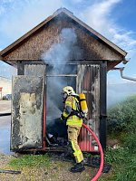 Bild: Brandeinsatz in Ro&szlig;leben