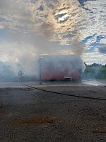 Bild: Brandeinsatz in Ro&szlig;leben