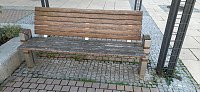 Bild: Sitzb&auml;nke in der Innenstadt werden saniert