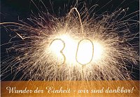 Bild: Erinnerungsgr&uuml;&szlig;e zum 3. Oktober -