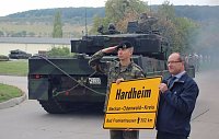 Bild: Panzerkompanie in Bad Frankenhausen verabschiedet 