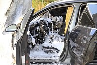 Bild: Autobrand auf Autobahn