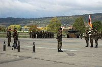 Bild: Kommandeurswechsel beim Panzerbataillon 393 "Th&uuml;ringer L&ouml;we" in der Kyffh&auml;user Kaserne Bad Frankenhausen statt....