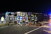 Bild: LKW-Unfall auf der A 38