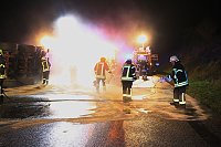 Bild: LKW-Unfall auf der A 38
