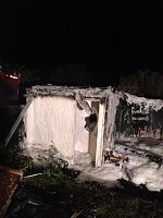 Gartenlaubenbrand in Roßleben Bild: Gartenlaubenbrand in Roßleben