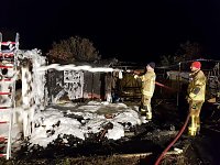 Gartenlaubenbrand in Roßleben Bild: Gartenlaubenbrand in Roßleben