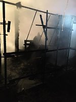 Gartenlaubenbrand in Roßleben Bild: Gartenlaubenbrand in Roßleben