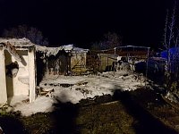 Gartenlaubenbrand in Roßleben Bild: Gartenlaubenbrand in Roßleben