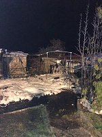 Gartenlaubenbrand in Roßleben Bild: Gartenlaubenbrand in Roßleben