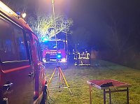 Großeinsatz wegen Gewässerverunreinigung Bild: Großeinsatz wegen Gewässerverunreinigung